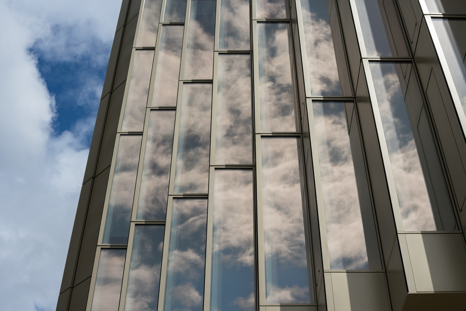 Glass façade detail